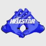 Hellstar Logo Gloves Blue