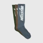 Hellstar Logo Socks (3 Pack) Earth Tone