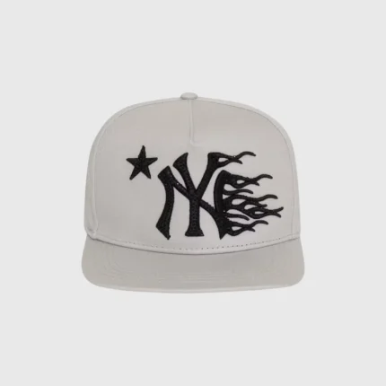 Hellstar NY Snapback Hat White
