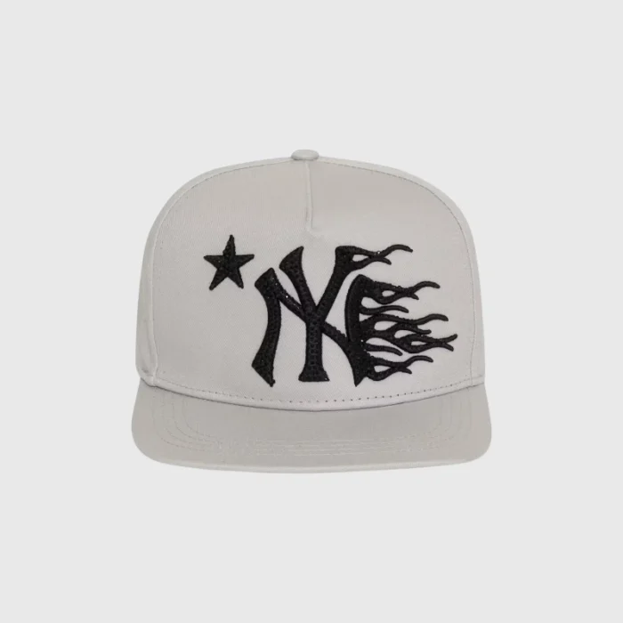 Hellstar NY Snapback Hat White