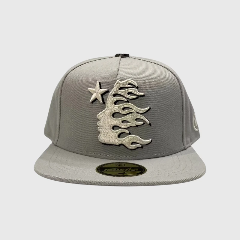 Hellstar OG Logo Fitted 59Fifty Hat Gery