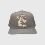Hellstar OG Logo Rhinestone Cap Grey