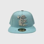 Hellstar OG Logo Rhinestones 59Fifty Fitted Hat Blue