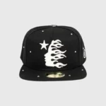 Hellstar OG Logo Rhinestones 59Fifty Fitted Hat Black