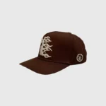 Hellstar OG Logo Rhinestone Cap Brown