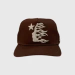 Hellstar OG Logo Rhinestone Cap Brown