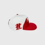Red Hellstar Shark Teeth Snapback