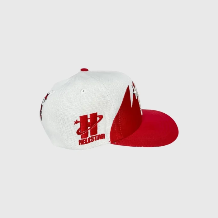 Red Hellstar Shark Teeth Snapback