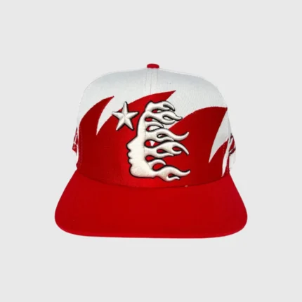 Hellstar Shark Teeth Snapback Red