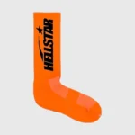 Hellstar Logo Socks (4 Pack) Neon Orange