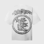 White Hellstar Graffiti T-Shirt