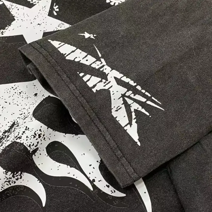 Hellstar Chrome Studios logo T-Shirt Black