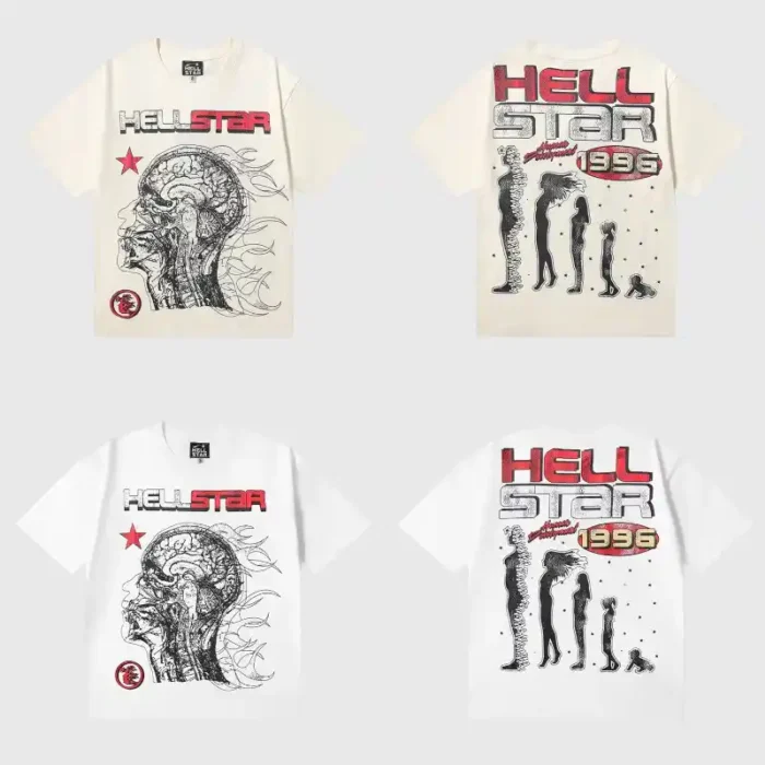 Hellstar White Cream T-shirt Human Development Studios