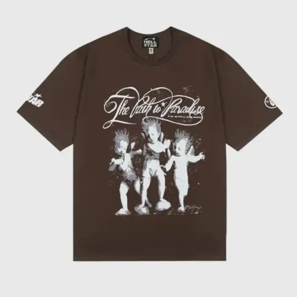 Hellstar Cherubs T-Shirt Brown