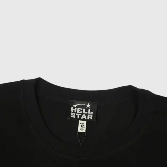 Hellstar T-Shirt Mask Cotton Graphic Black