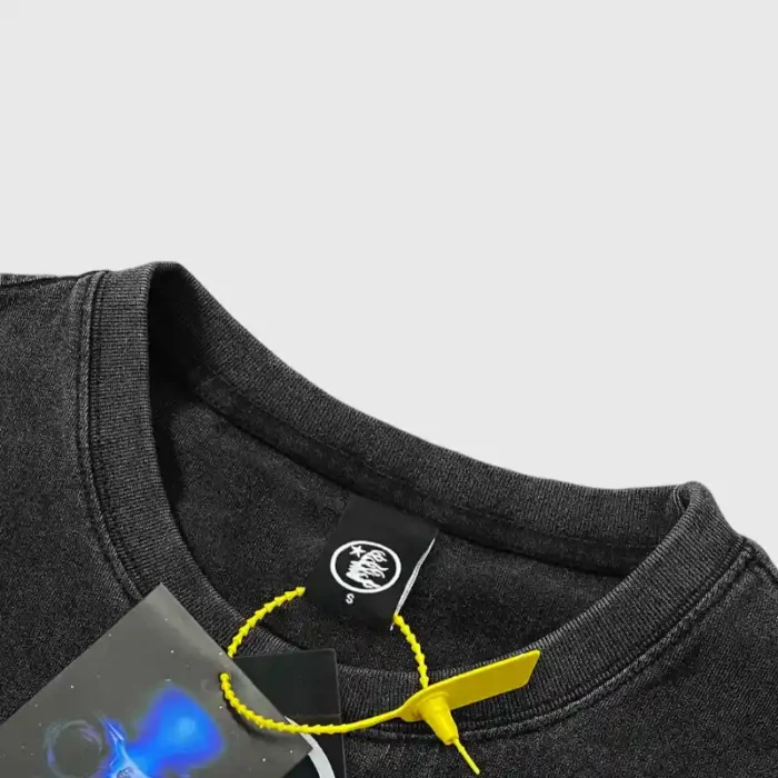 Hellstar T-Shirt Black Chrome Studios logo