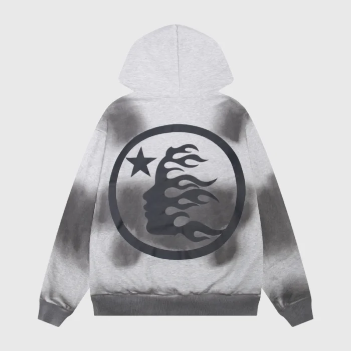 Hellstar Gray Graphic Print Tracksuit - Image 3