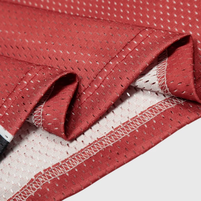 Hellstar Red Sports Logo Mesh Long Sleeve Tee - Image 6