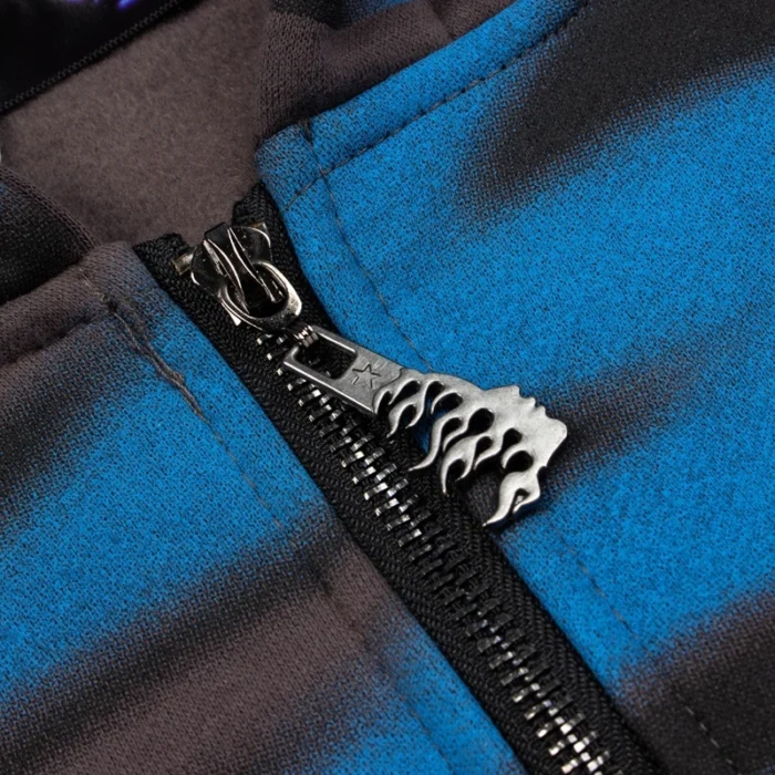 Hellstar Classic Logo Airbrush Zip-Up - Image 4
