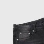 Hellstar Black Washed Denim Jeans - Image 5