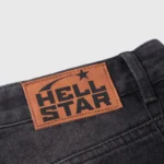 Hellstar "Sports Star" Graphic Print Black Jeans - Image 5