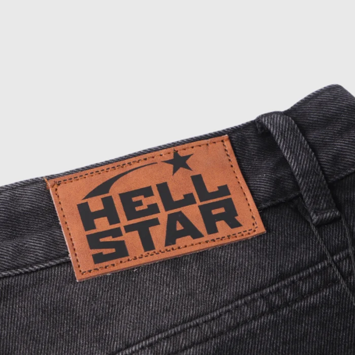 Hellstar "Sports Star" Graphic Print Black Jeans - Image 5