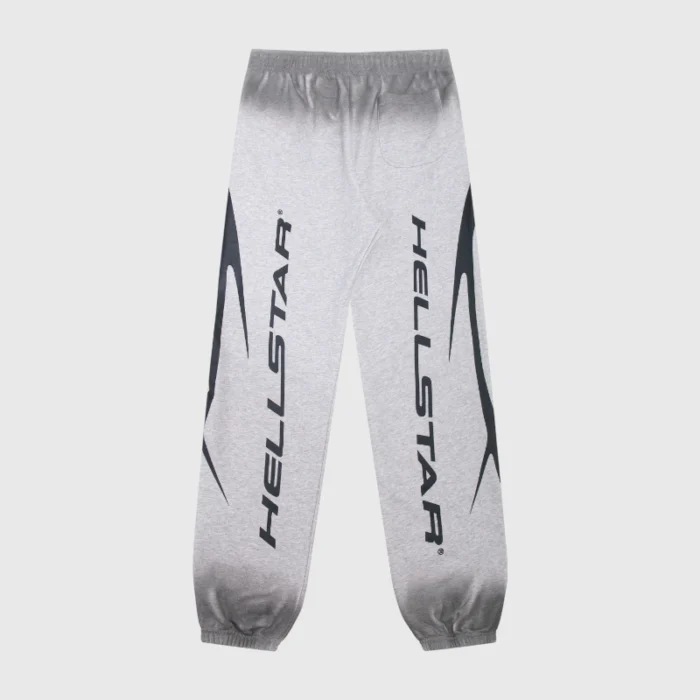 Hellstar Gray Graphic Print Tracksuit - Image 5