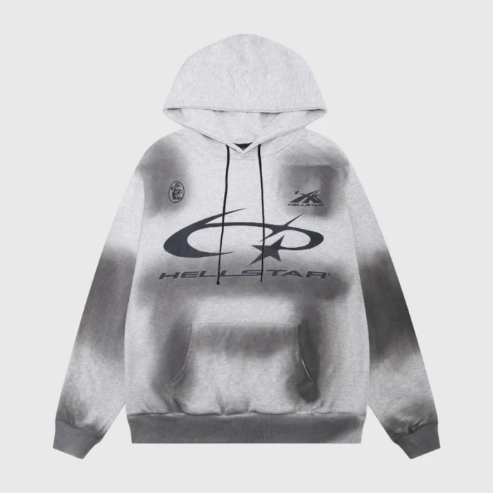 Hellstar Gray Graphic Print Tracksuit - Image 2