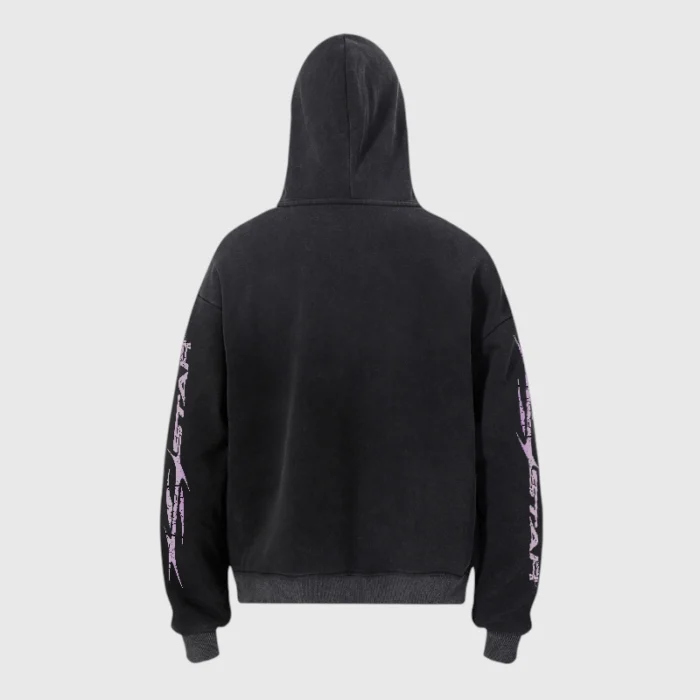 Hellstar Groovy Black Hoodie - Image 2