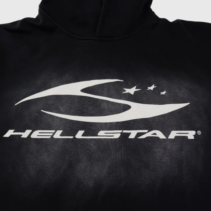 Hellstar Sport Logo Black Hoodie - Image 6
