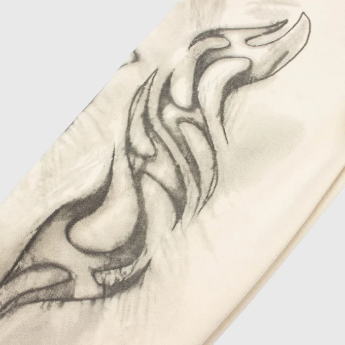 Hellstar HStar Records Hoodie 'Cream' - Image 5