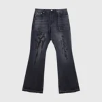 Hellstar Black Denim Flare Jeans