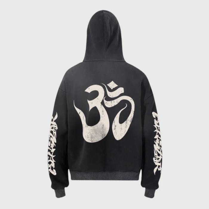 Hellstar OHM Zip Up Hoodie - Image 2