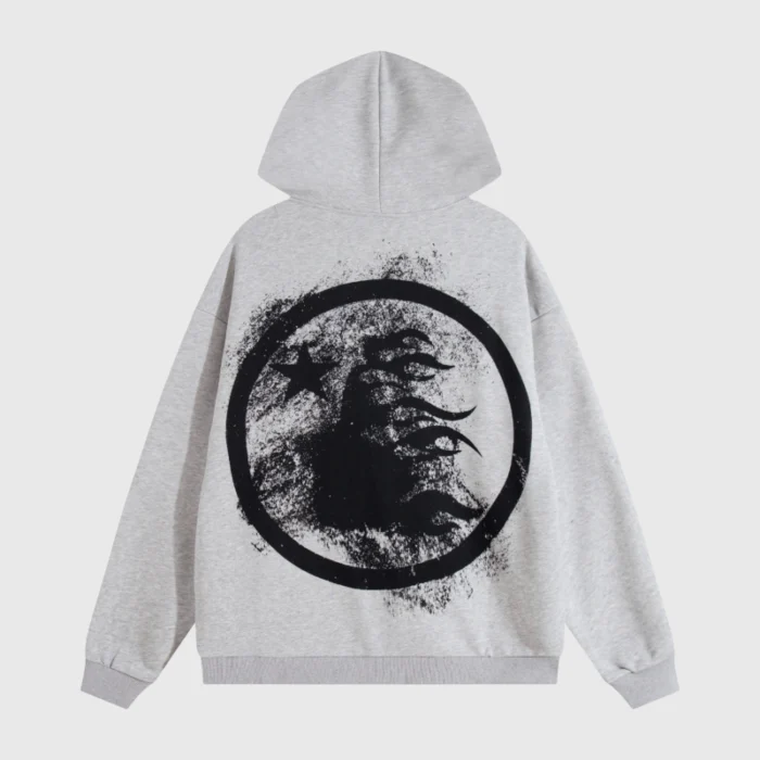 Hellstar Graffiti Print Hoodie - Image 2