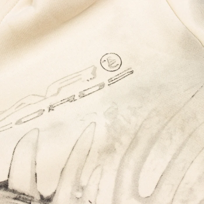 Hellstar HStar Records Hoodie 'Cream' - Image 6