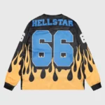 Hellstar Flame 66 Mesh Long Sleeve Tee - Image 2