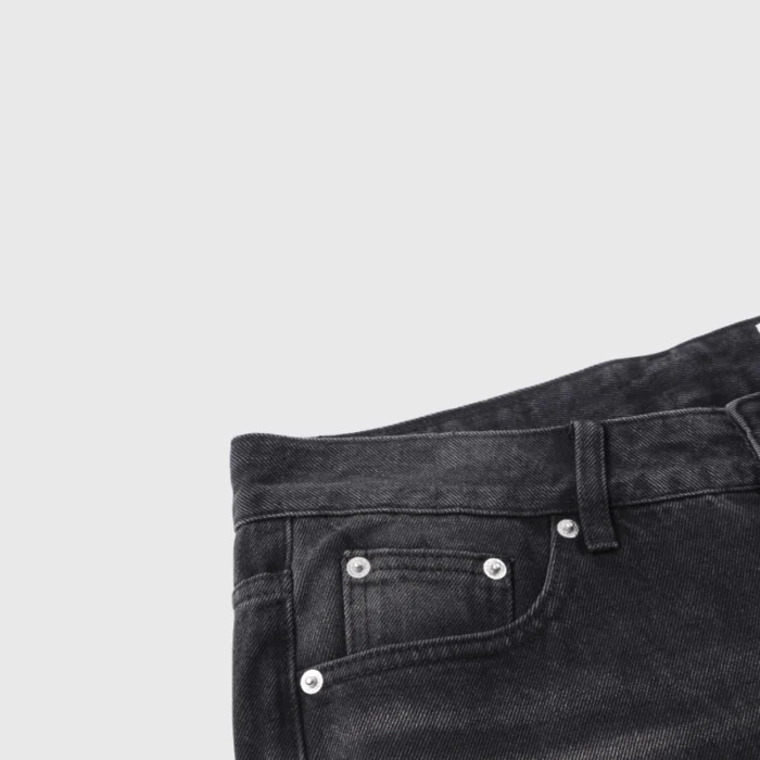Hellstar Black Denim Flare Jeans - Image 6