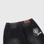 Hellstar "Sports Star" Graphic Print Black Jeans - Image 8