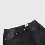 Hellstar Black Washed Denim Jeans - Image 8