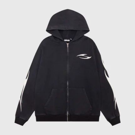 Hellstar H Logo Print Hoodie