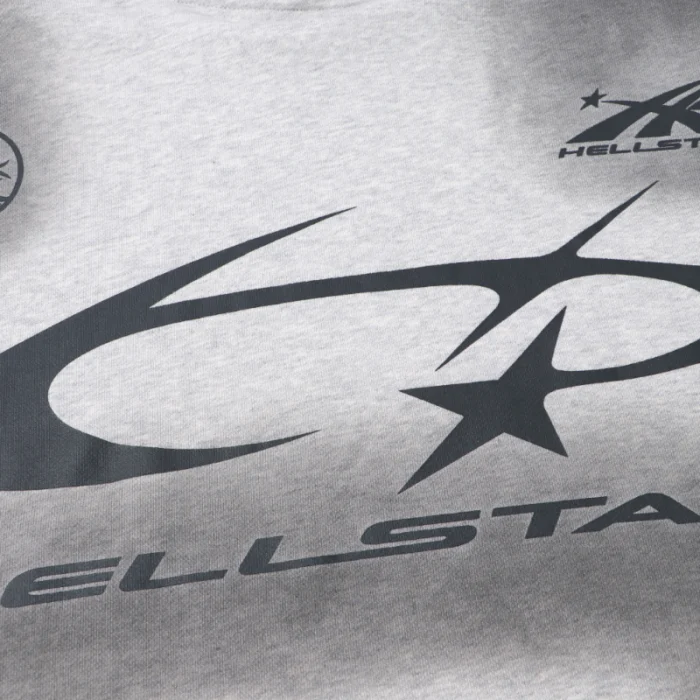 Hellstar Gray Graphic Print Tracksuit - Image 15