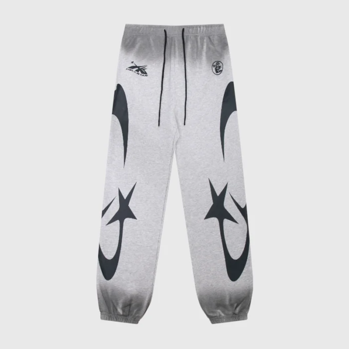 Hellstar Gray Graphic Print Tracksuit - Image 4