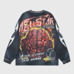 HellStar "Brain is sexier Than sounds" Graphic Long Sleeve - Image 2