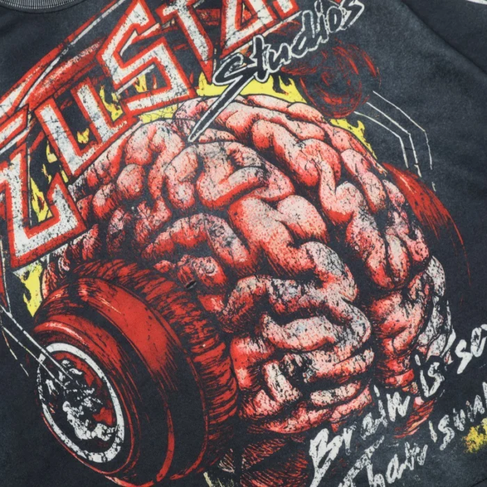HellStar "Brain is sexier Than sounds" Graphic Long Sleeve - Image 4