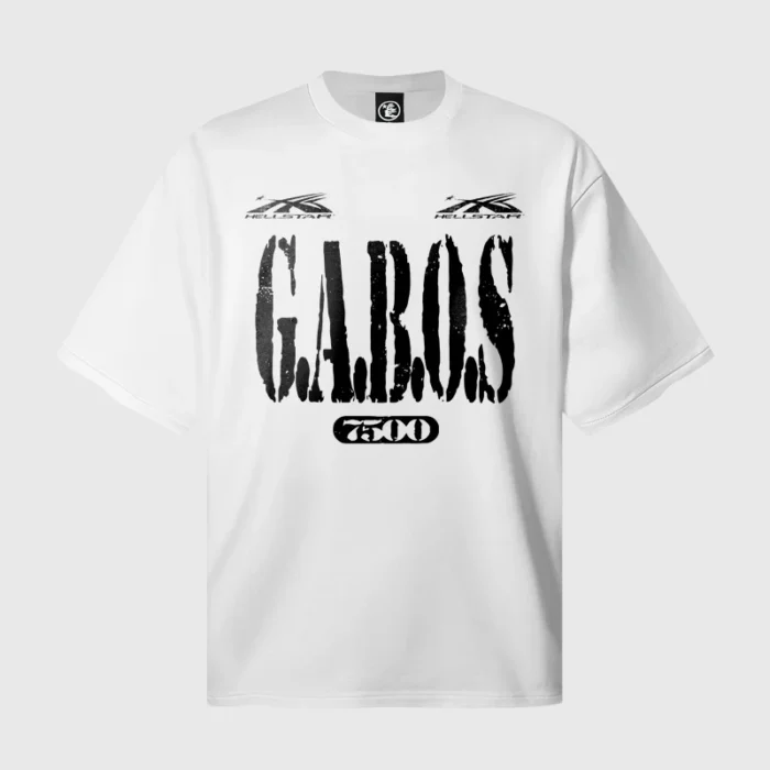 Graphic T-Shirt Hellstar GABOS White