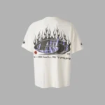 Hellstar H Blue Flame T-Shirt white
