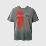Hellstar Spray Paint Logo T-Shirt grey