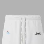 Hellstar Gradient White Flame 3/4 Shorts