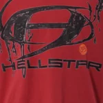 Hellstar Oval H Logo T-Shirt Red