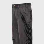 Hellstar Denim Black Pants Ripped